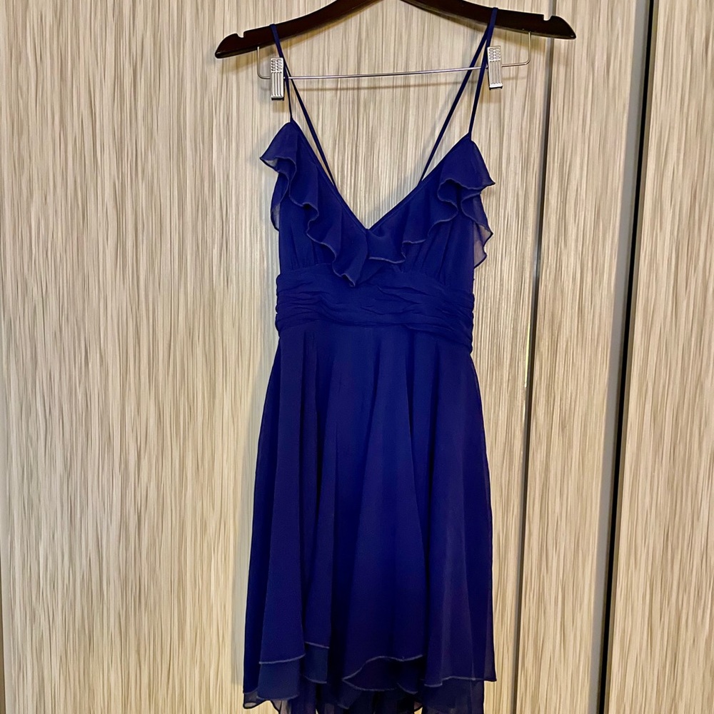 Bar III Purple FlirtyDress, Corset back New Medium